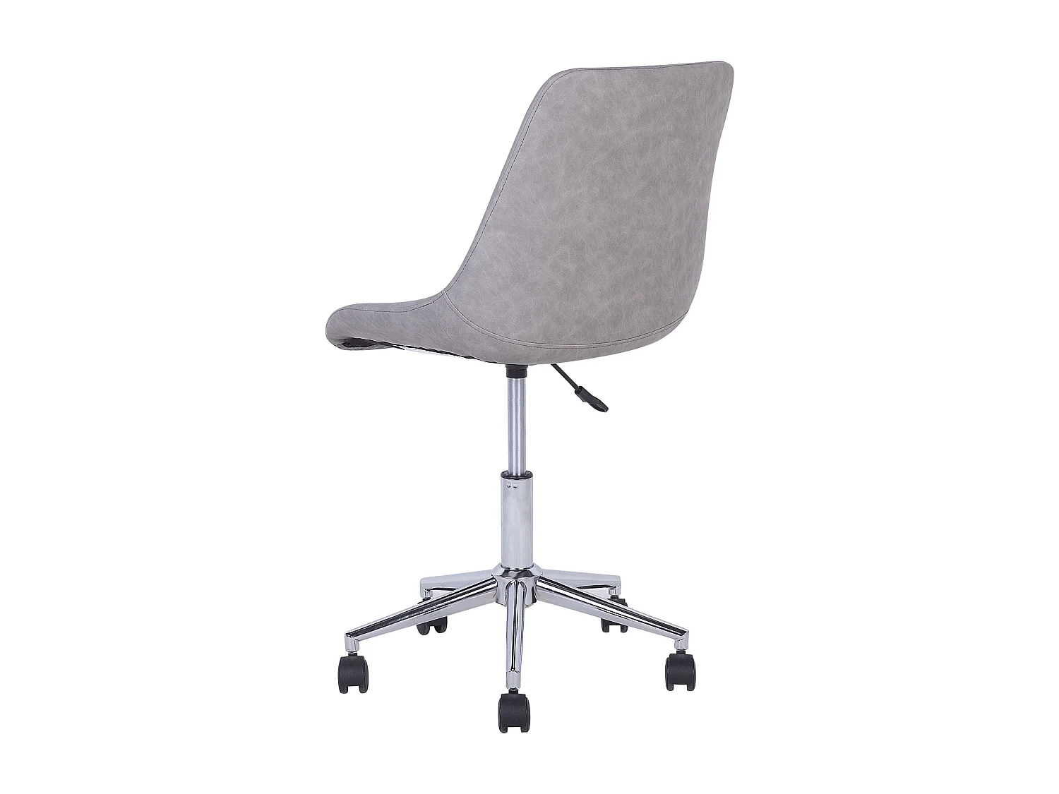 Chaise de bureau MARIBEL Cuir PU Gris clair