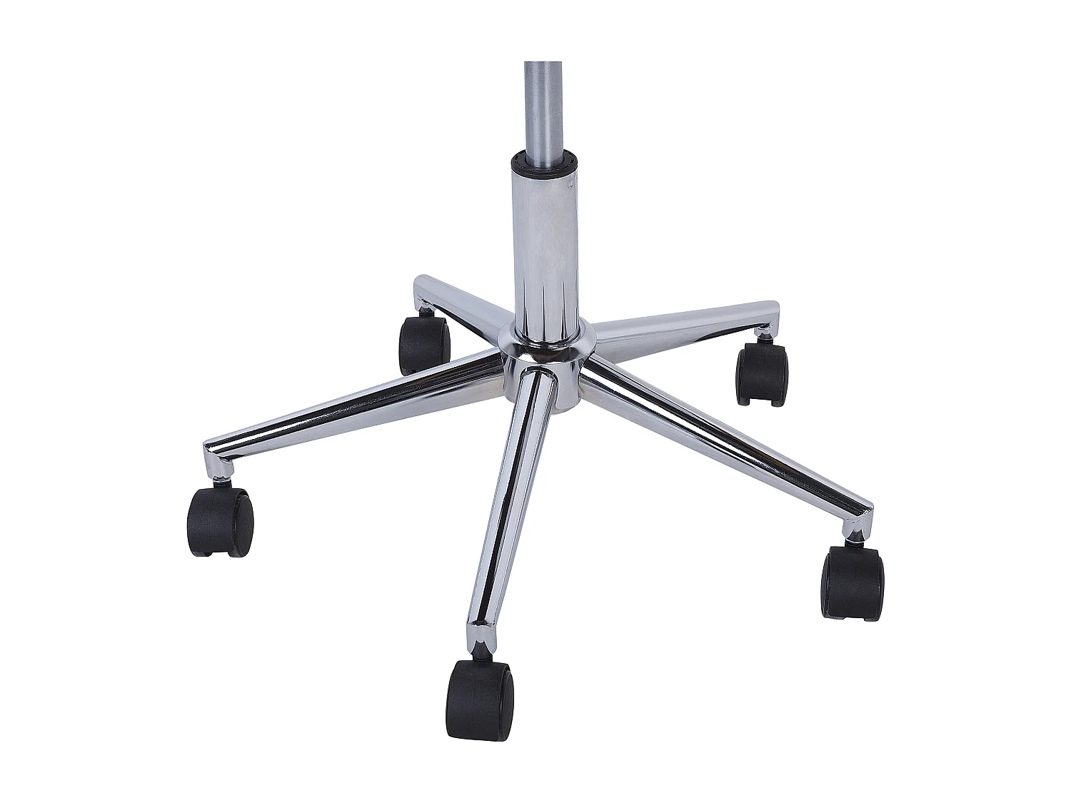 Chaise de bureau MARIBEL Cuir PU Gris clair