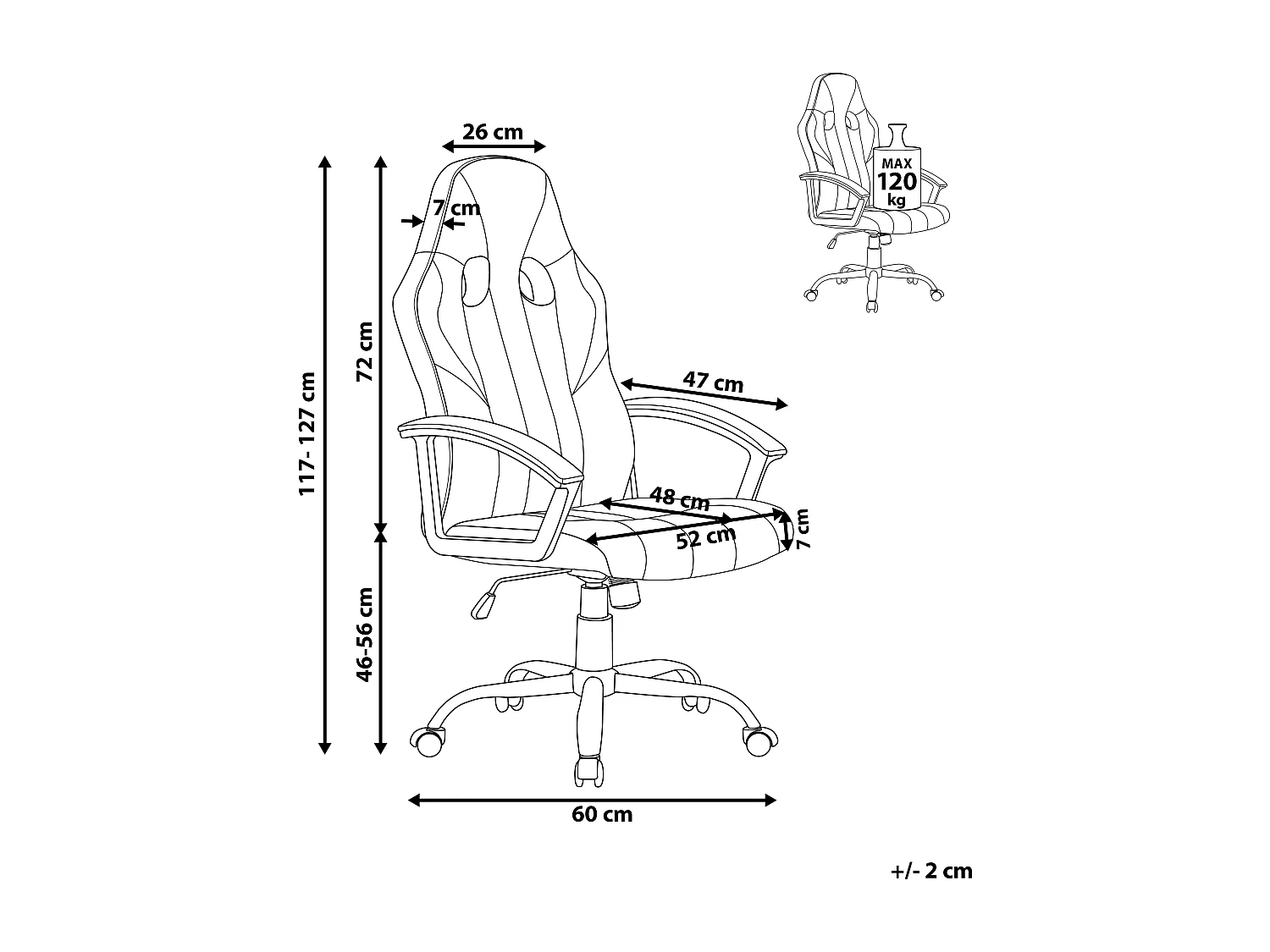 Bürostuhl Bürosessel Kunstleder grün schwarz höhenverstellbar drehbar Success