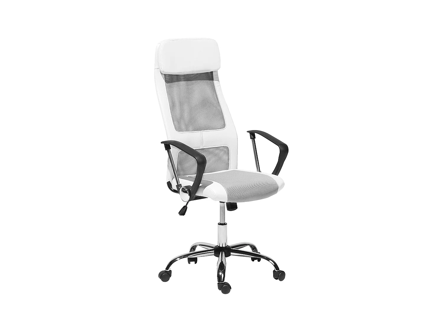 Chaise de bureau PIONEER Cuir PU Blanc