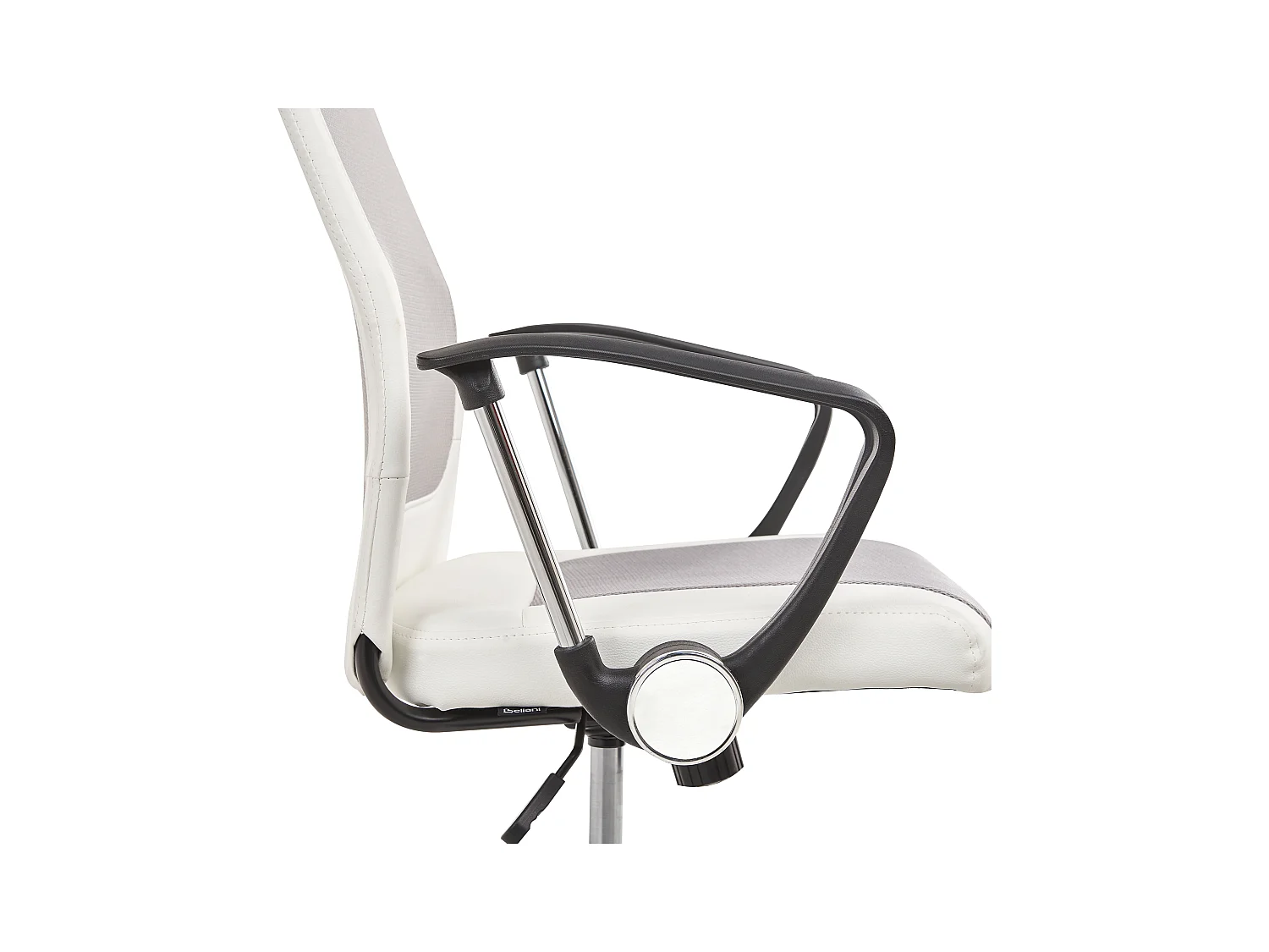 Bureaustoel Draaibaar PIONEER Kunstleer Wit