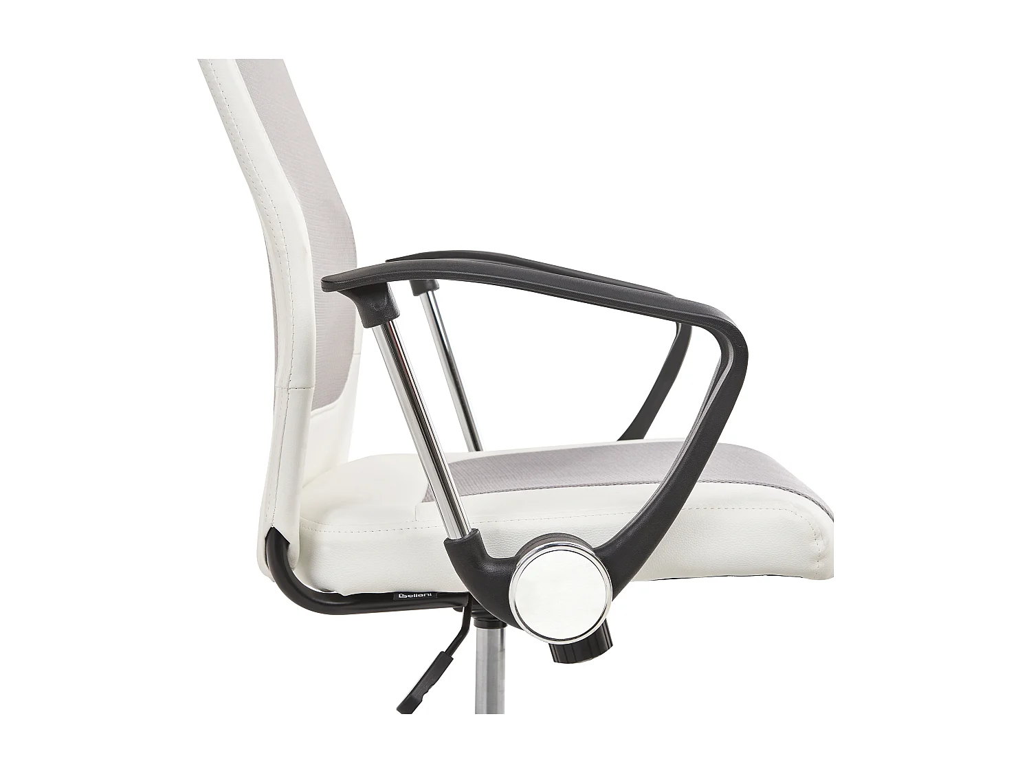 Chaise de bureau PIONEER Cuir PU Blanc