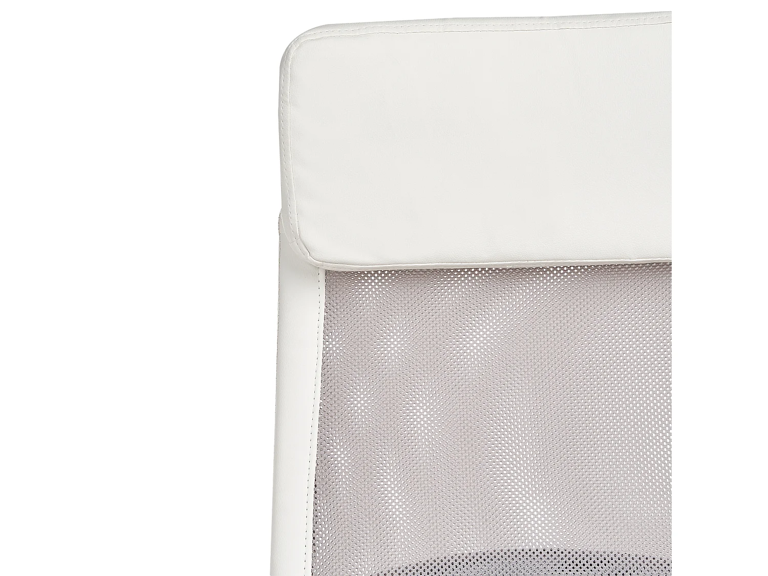 Chaise de bureau PIONEER Cuir PU Blanc