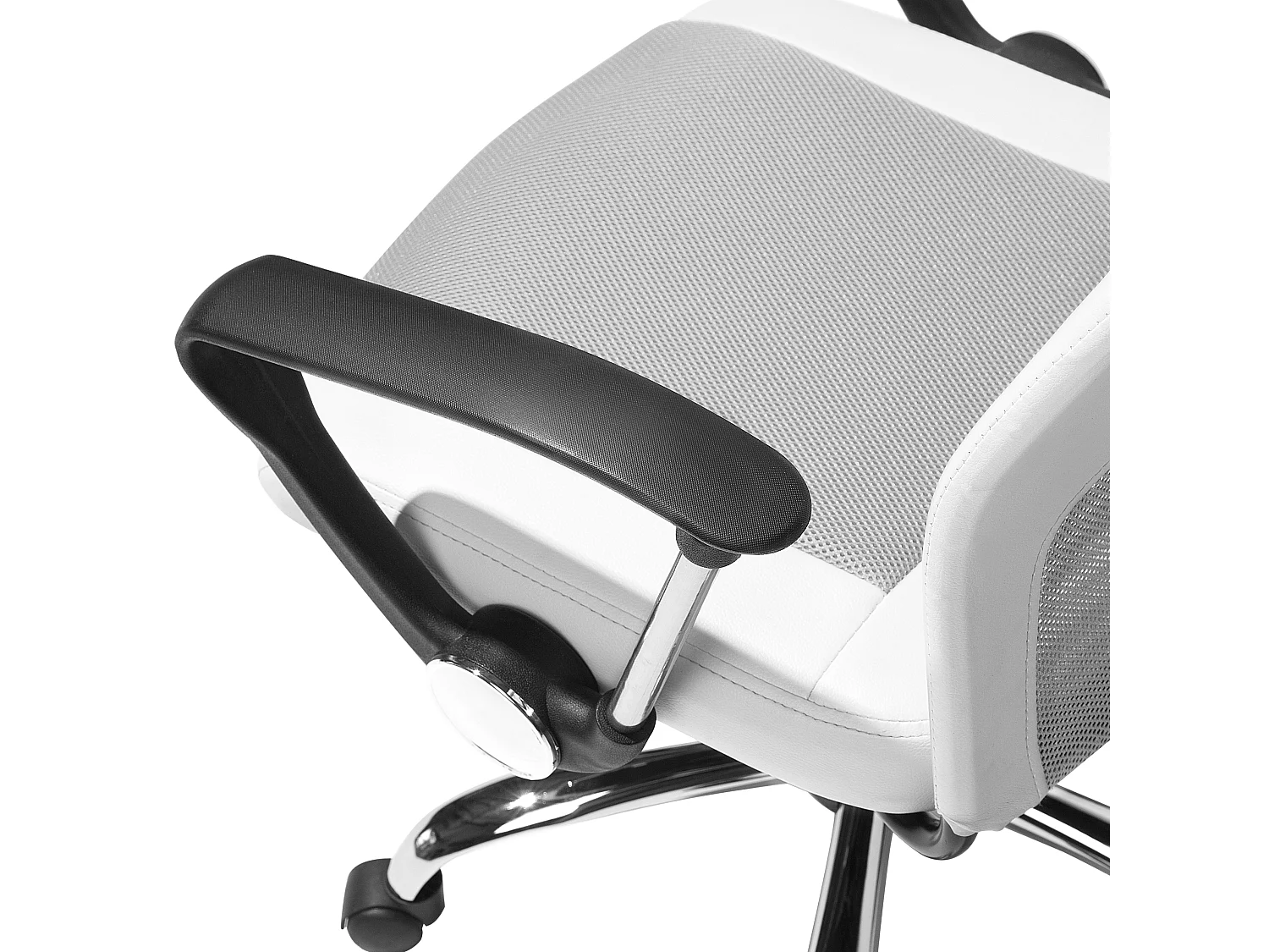 Chaise de bureau PIONEER Cuir PU Blanc