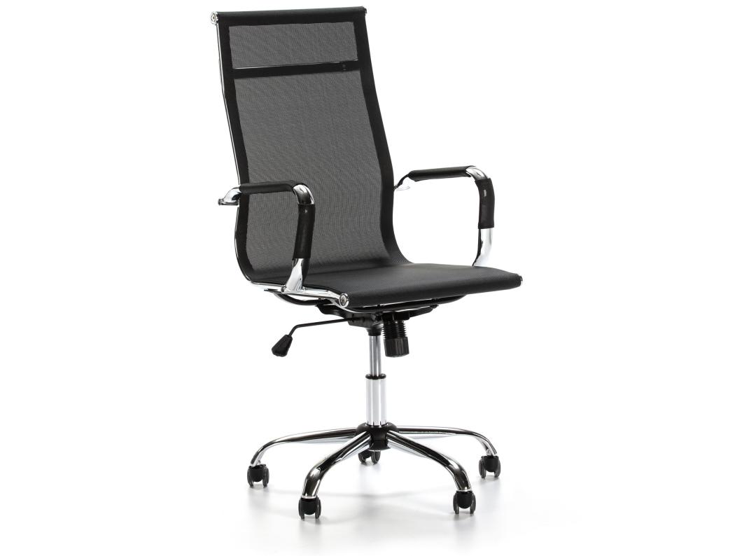 Sedia da ufficio reclinabile sottile, tessuto traspirante, sedia direzionale con poggiatesta, regolabile in altezza, design ergonomico