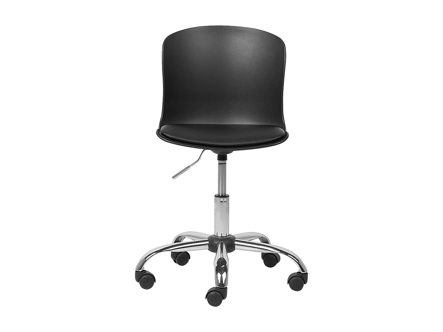 Chaise de bureau VAMO Cuir PU Noir