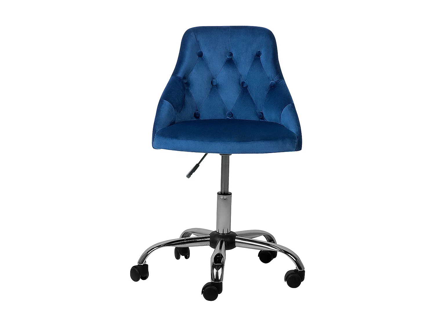 Chaise de bureau PARRISH Velours Bleu marine