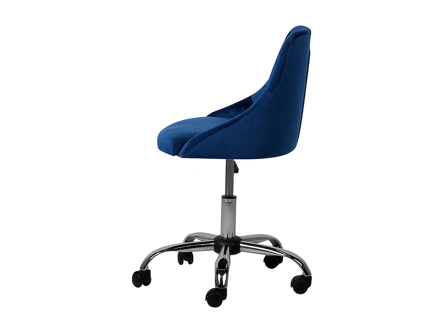 Chaise de bureau PARRISH Velours Bleu marine