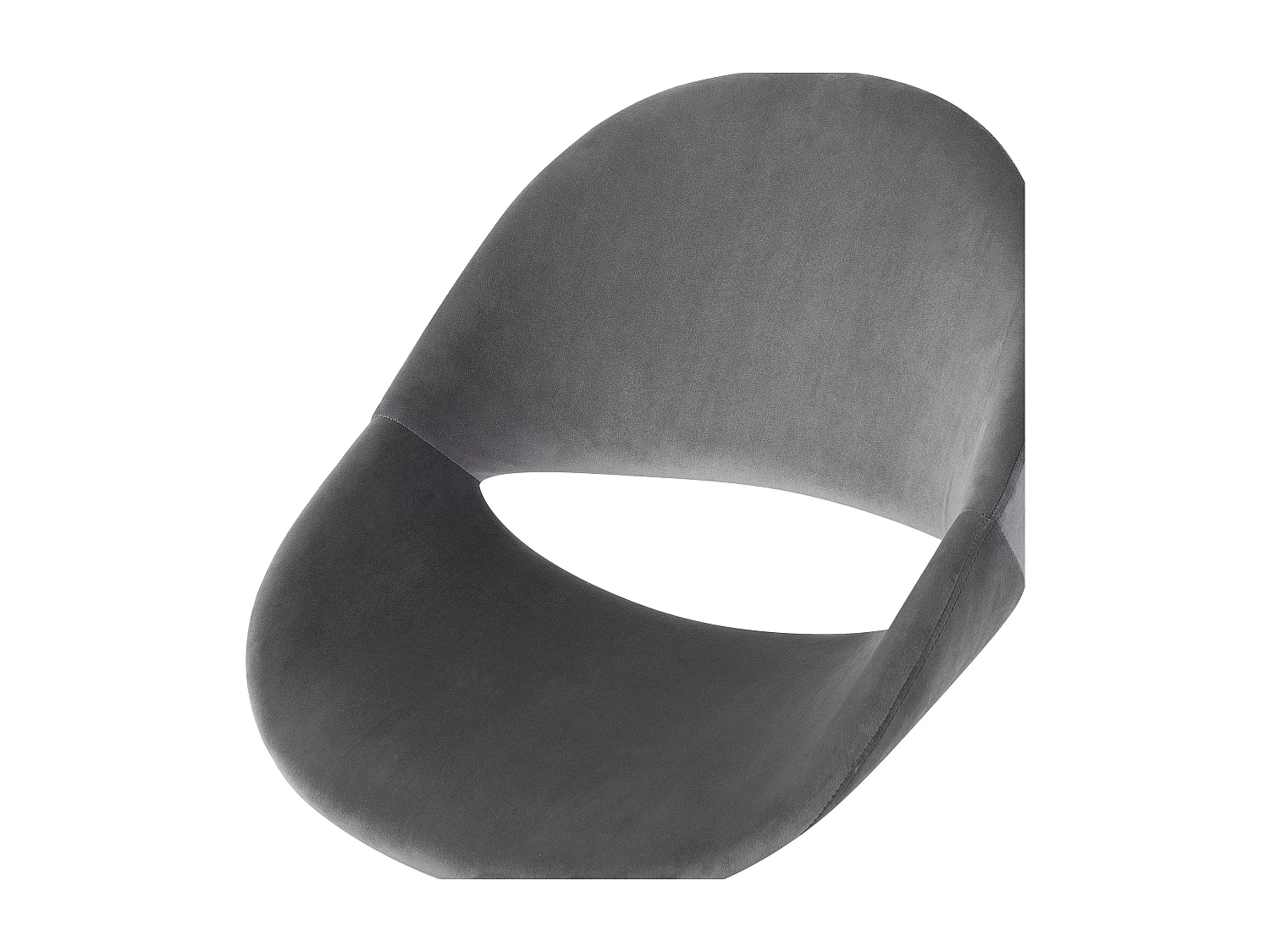 Cadeira de escritório SELMA Veludo Cinzento