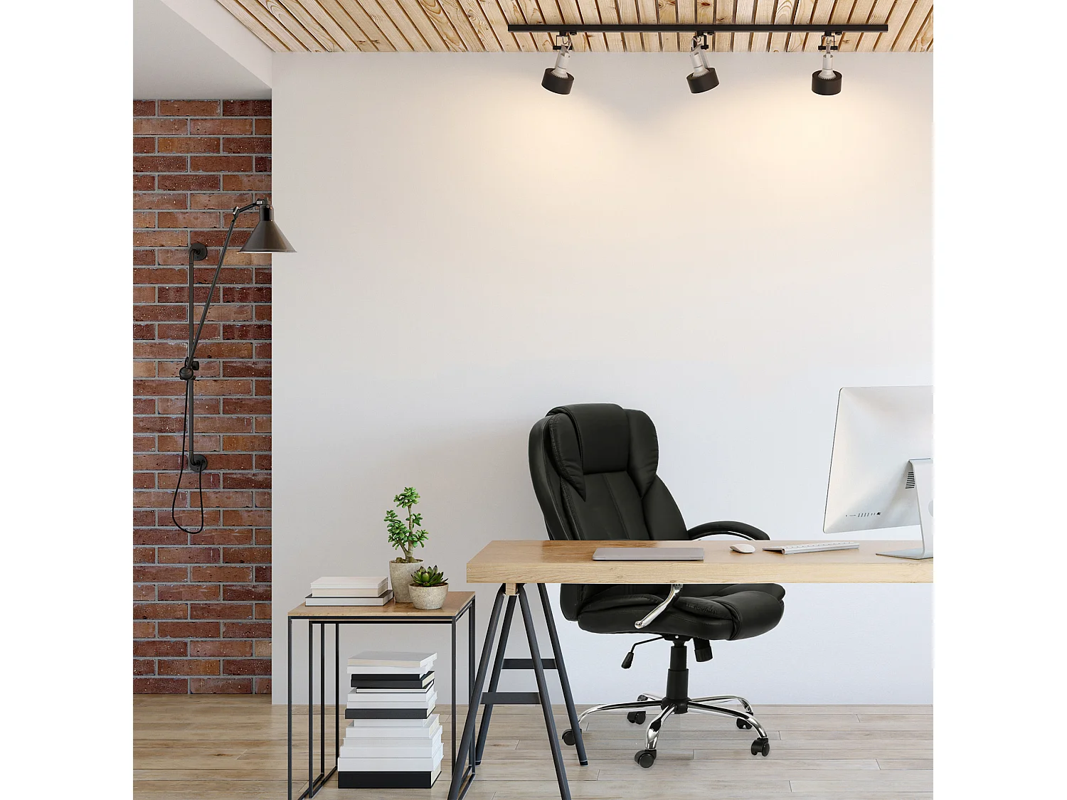 Bürostuhl Nixon Schwarze Farbe