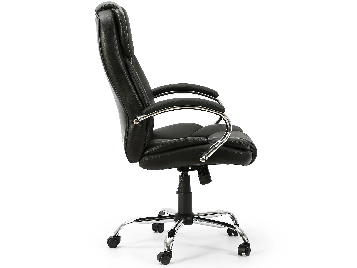 Fauteuil de Bureau à Hauteur réglable et inclinable Nixon Similicuir Noir