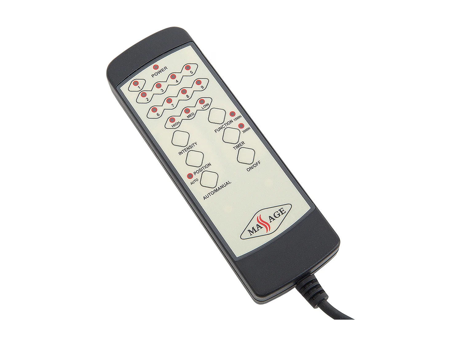 Sillón de masaje giratoria RELAX Piel sintética Negro