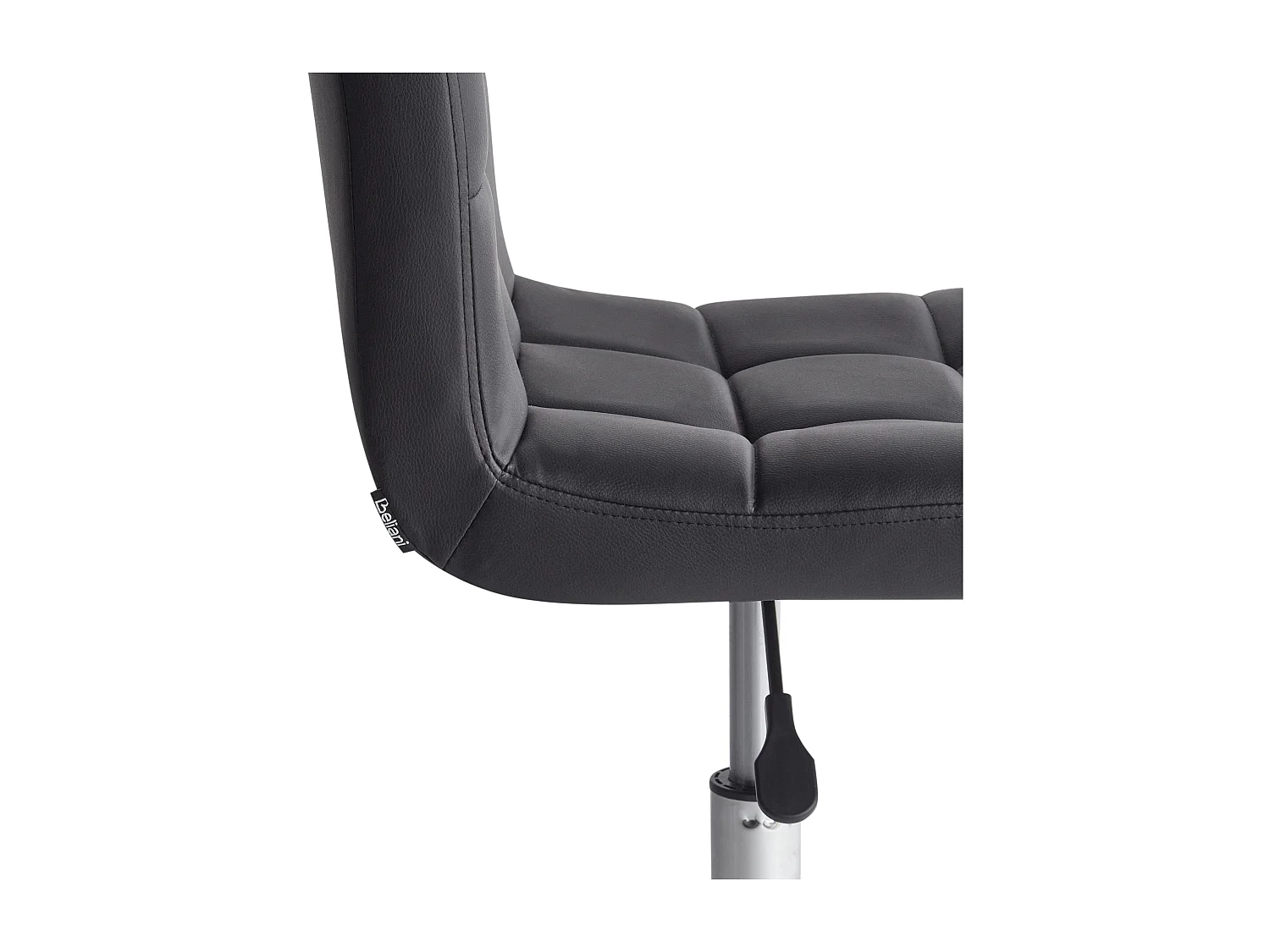 Arbeitsstuhl Arbeitshocker Hocker mit Rollen schwarz Polyester Marion