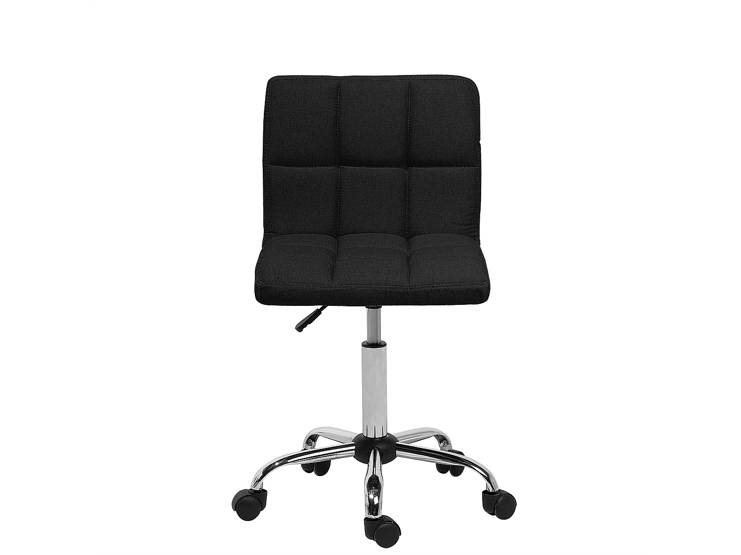 Arbeitsstuhl Arbeitshocker Hocker mit Rollen schwarz Polyester Marion