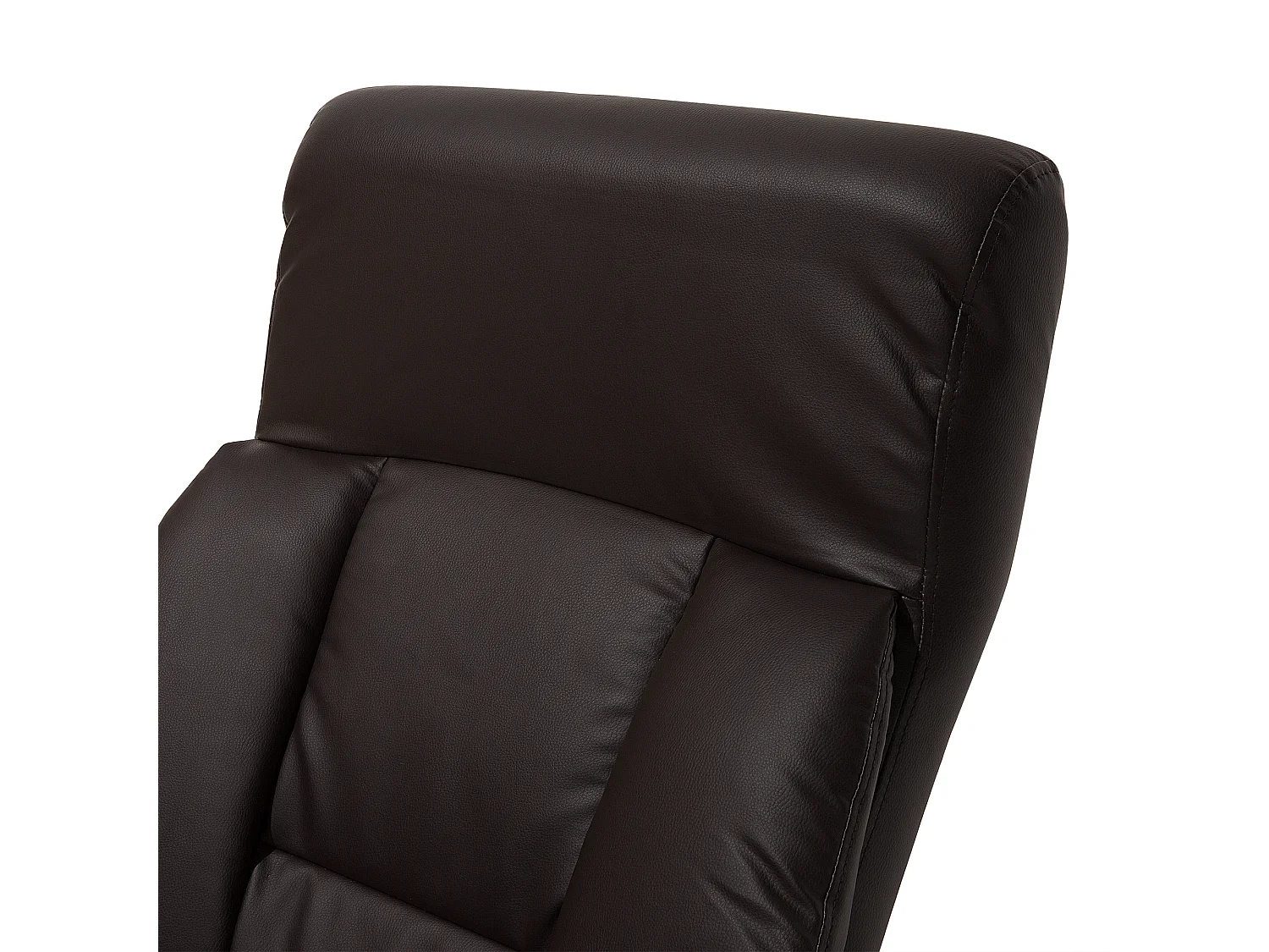 Fauteuil massant FORCE Cuir PU Marron foncé