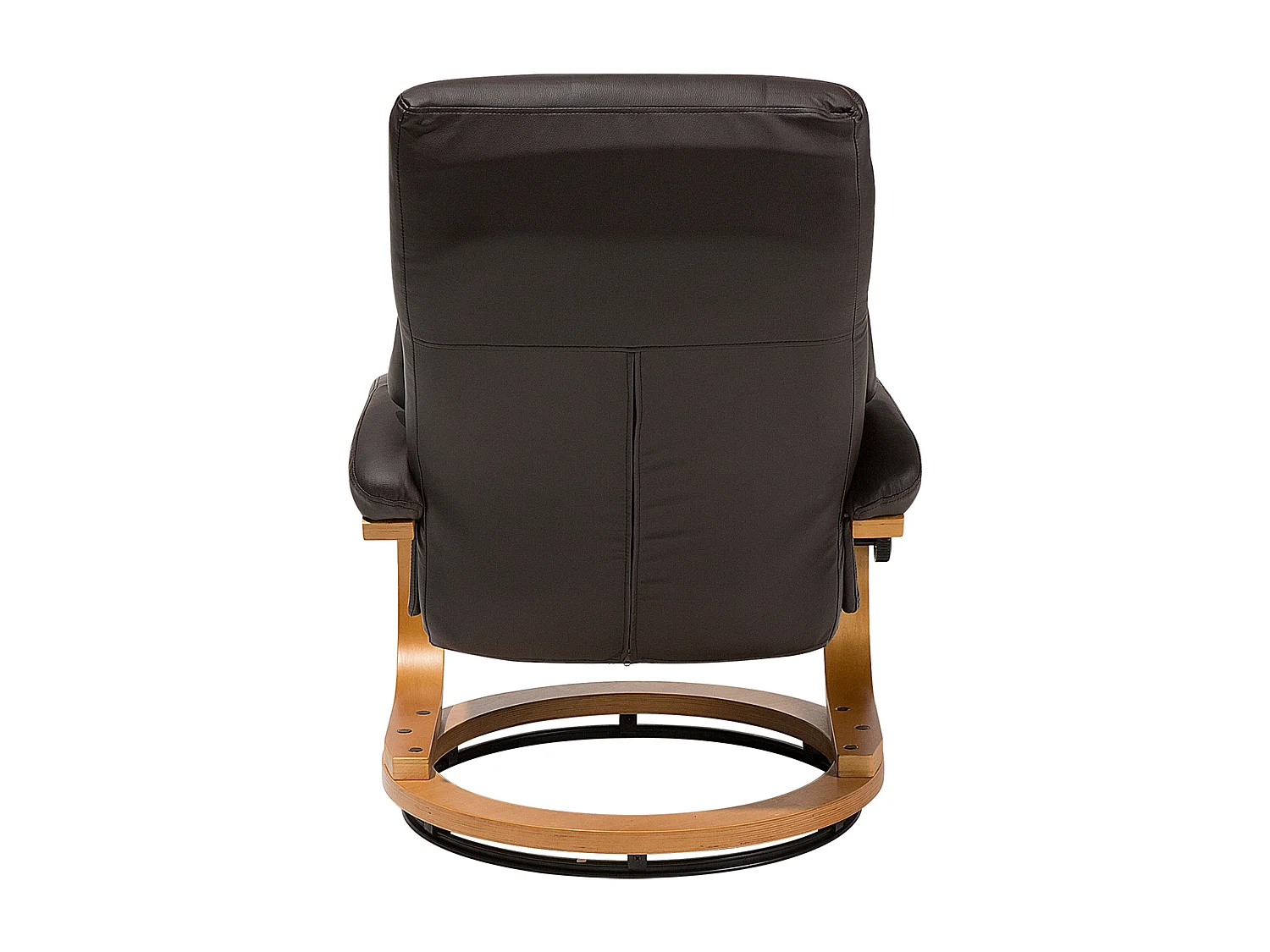 Fauteuil massant FORCE Cuir PU Marron foncé