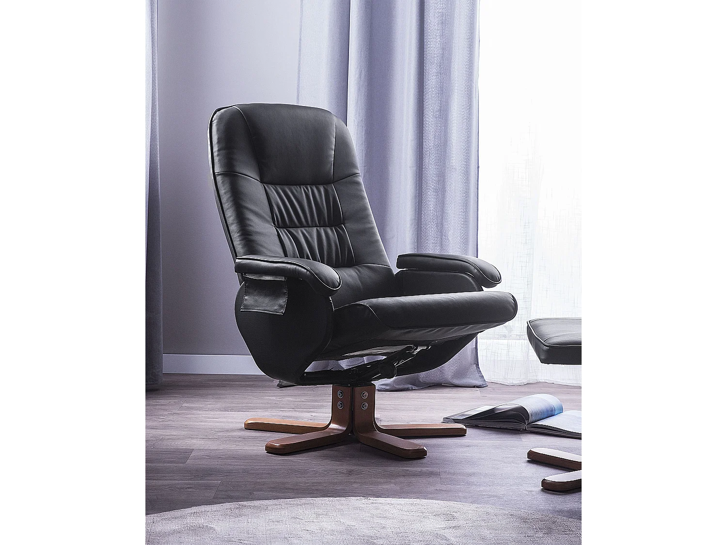 Fauteuil massant RELAXPRO Cuir PU Noir