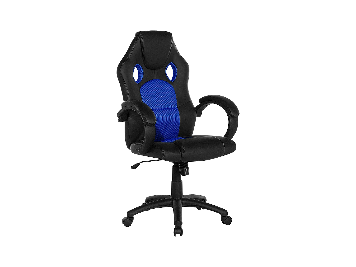 Chaise de bureau FIGHTER Cuir PU Bleu marine
