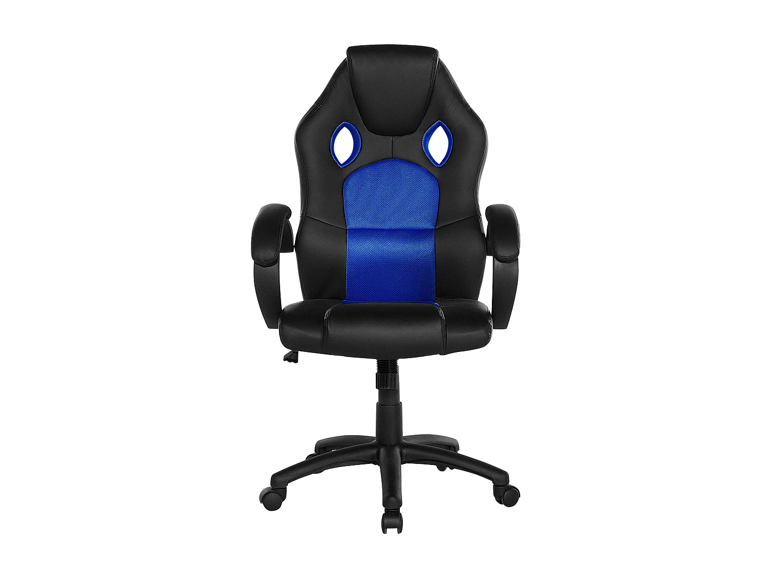 Bürostuhl drehbar FIGHTER Kunstleder Marineblau