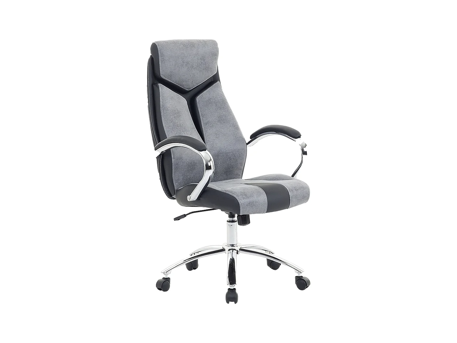 Chaise de bureau FORMULA Cuir PU Gris
