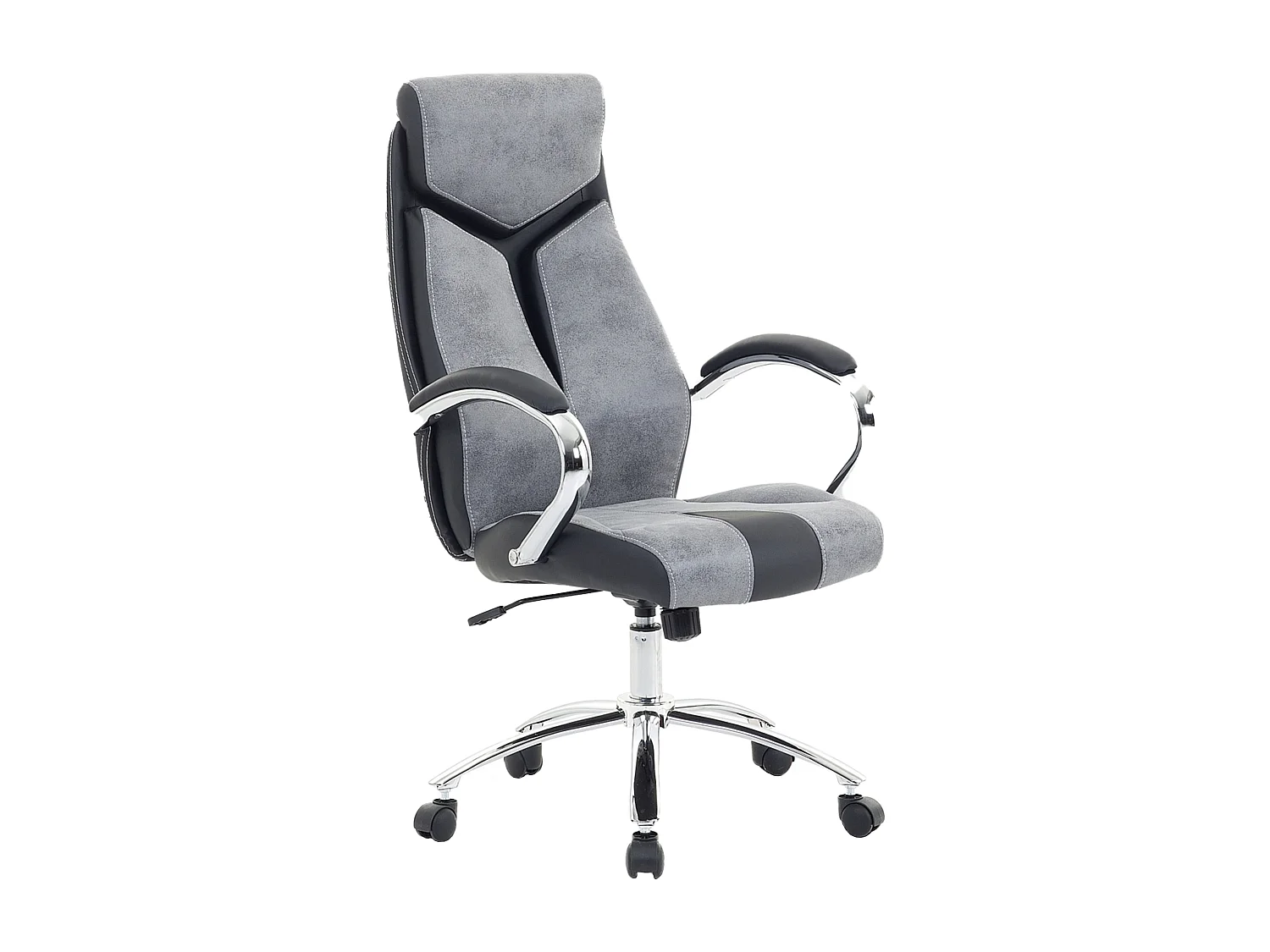 Chaise de bureau FORMULA Cuir PU Gris