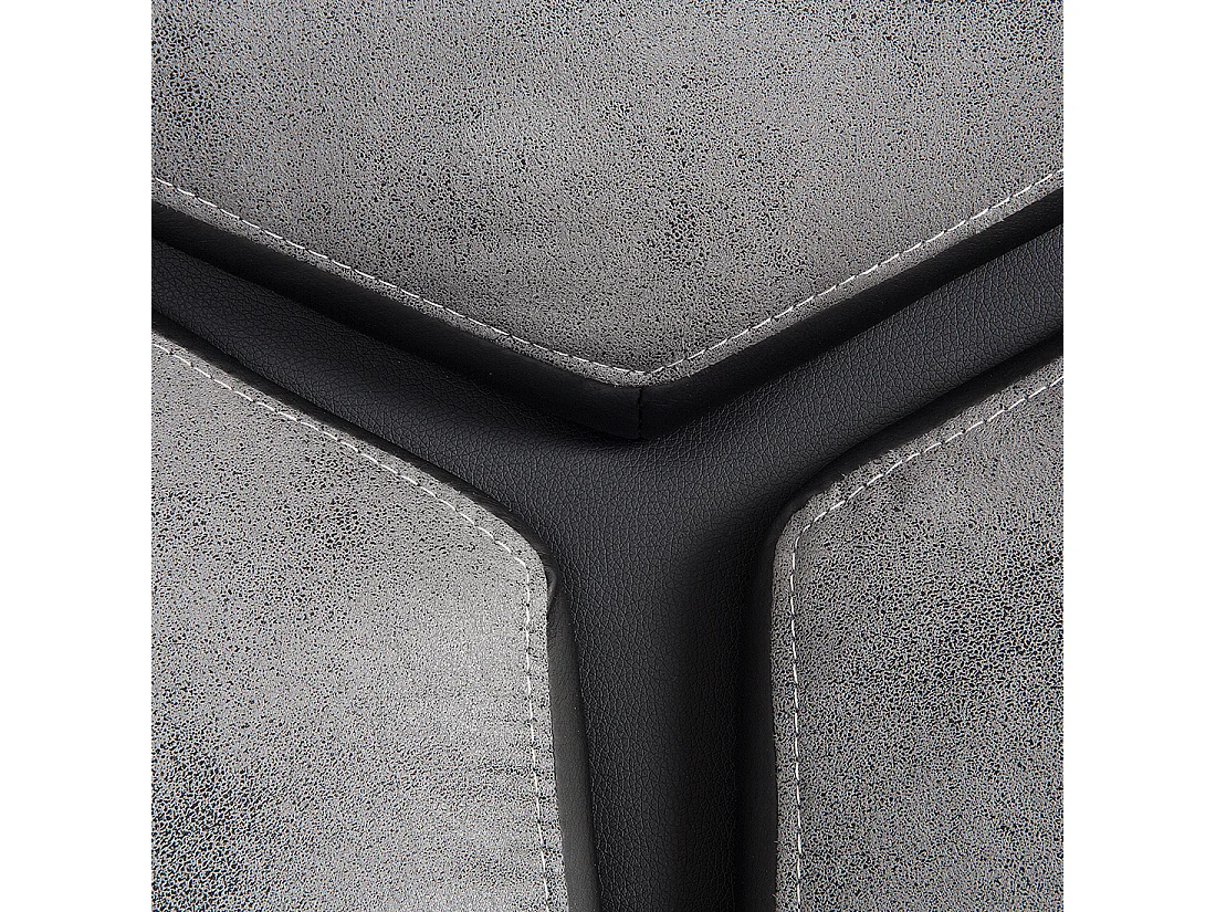 Chaise de bureau FORMULA Cuir PU Gris