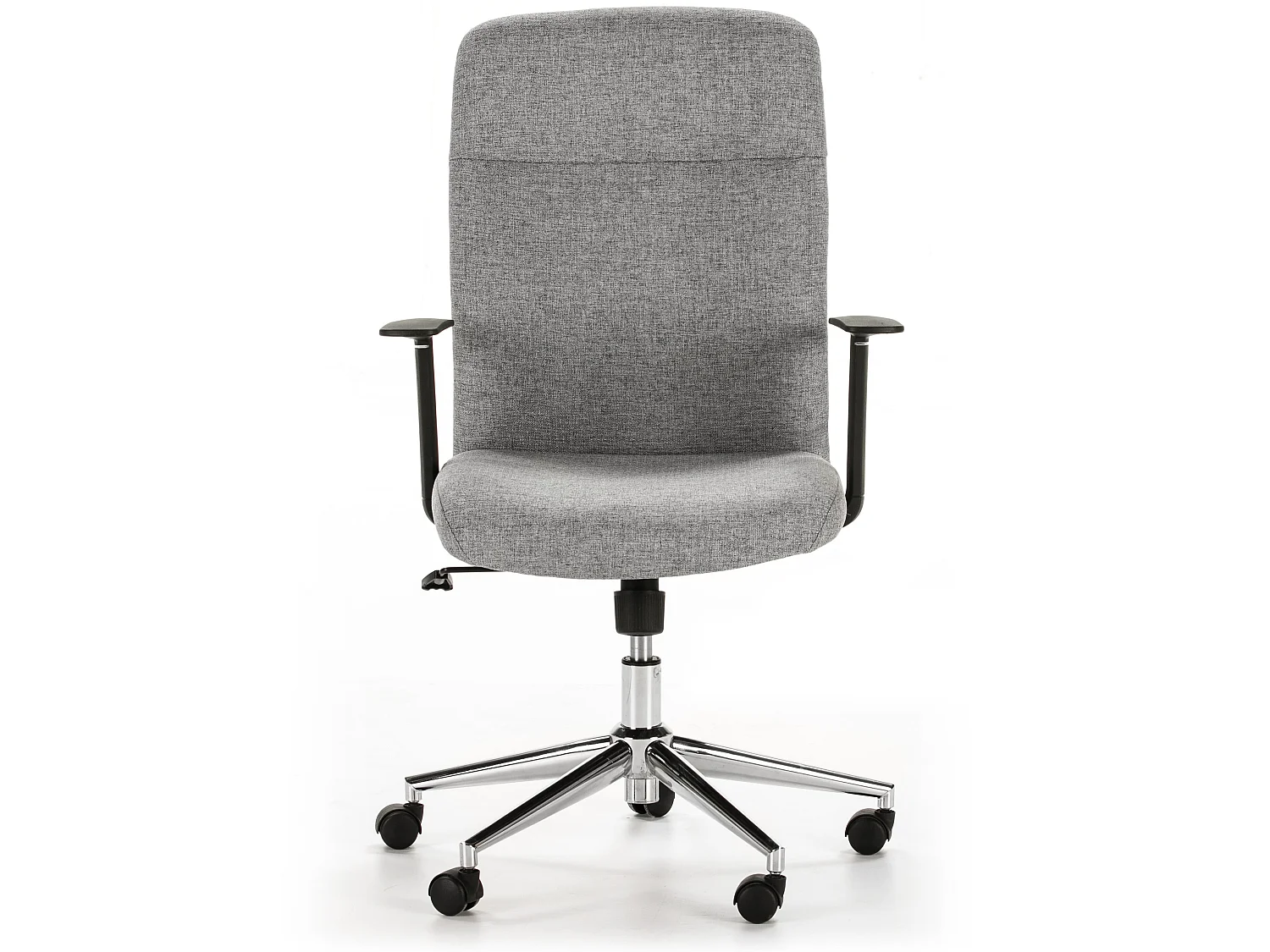 Fauteuil de Bureau relevable et reclinable Sam, Tissu Gris Clair