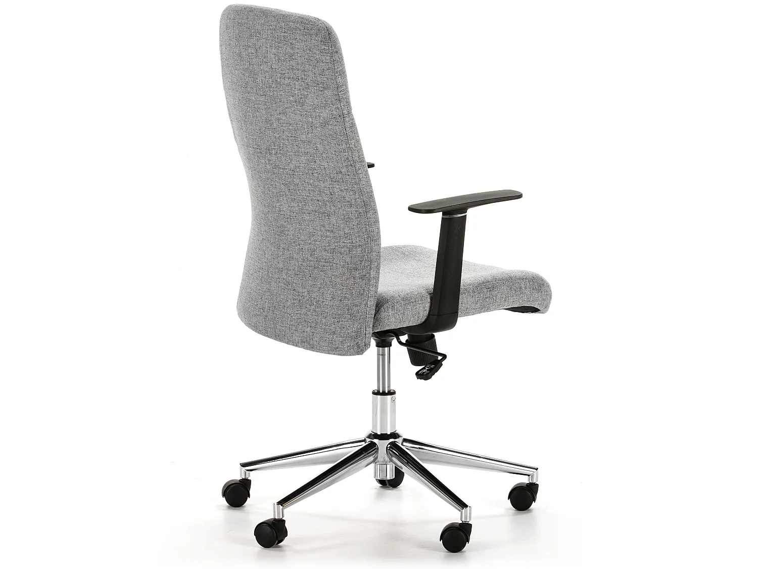 Fauteuil de Bureau relevable et reclinable Sam, Tissu Gris Clair