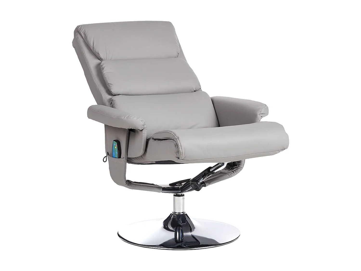 Fauteuil massant LEGEND Cuir PU Gris