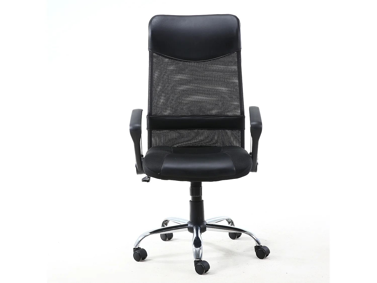 Chaise de Bureau Campus relevable et Fauteuil inclinable en Simili Cuir Noir