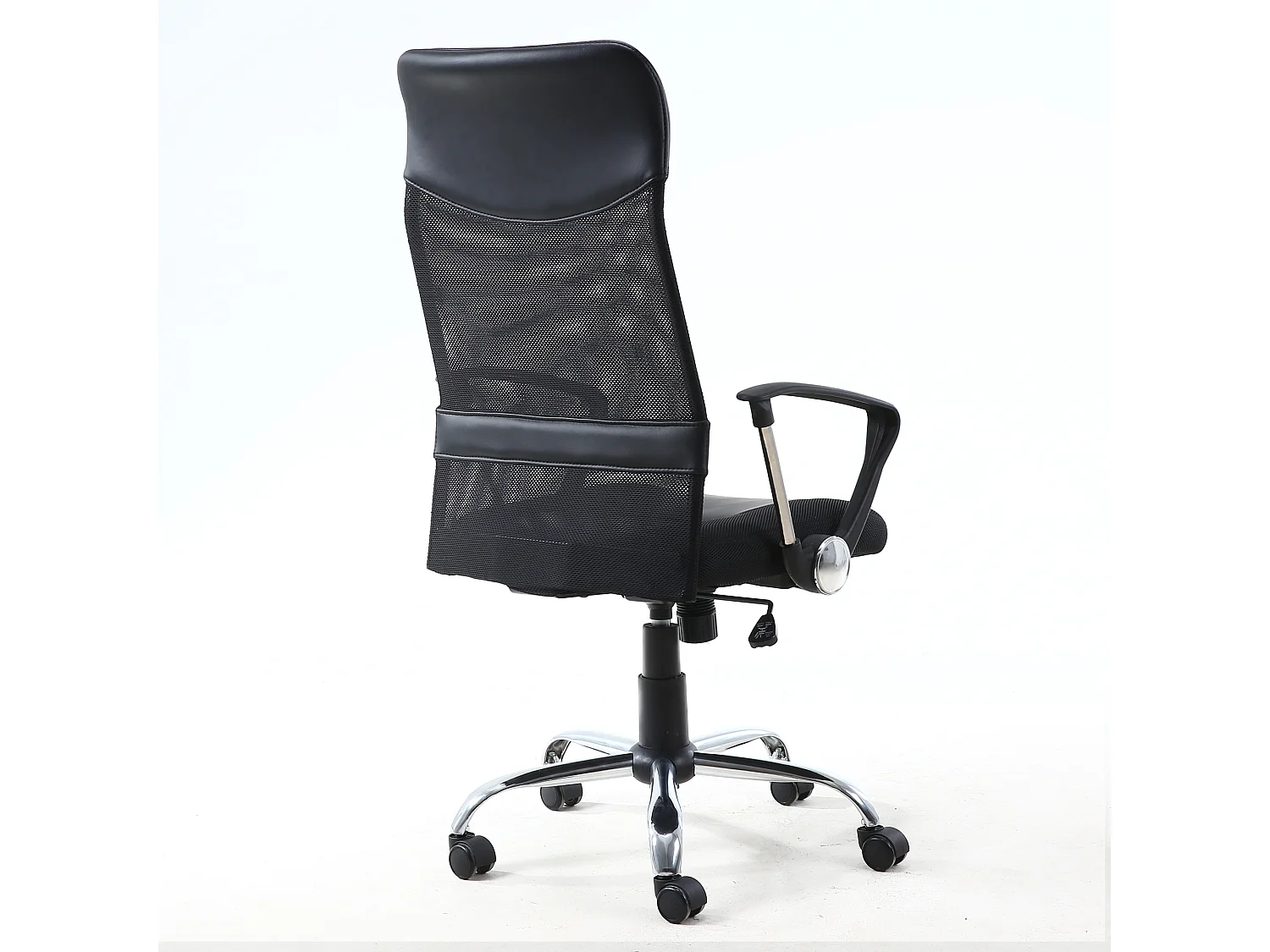 Chaise de Bureau Campus relevable et Fauteuil inclinable en Simili Cuir Noir