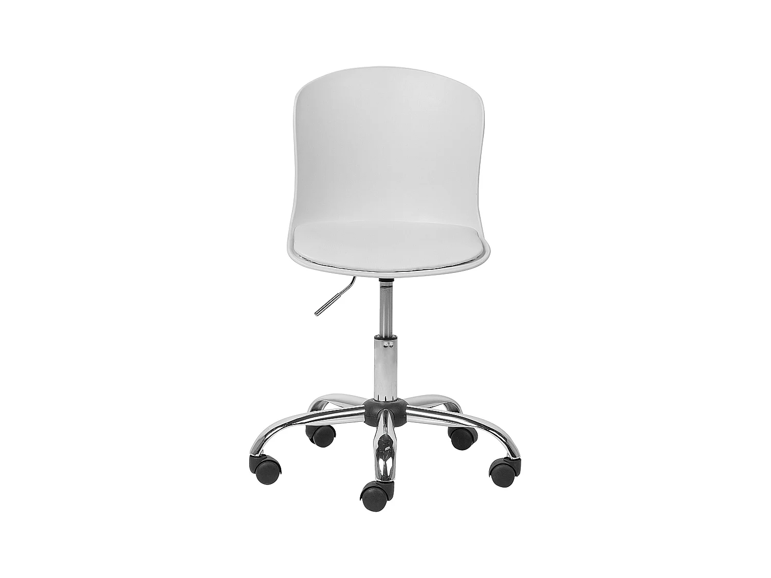 Bureaustoel Draaibaar VAMO Kunstleer Wit