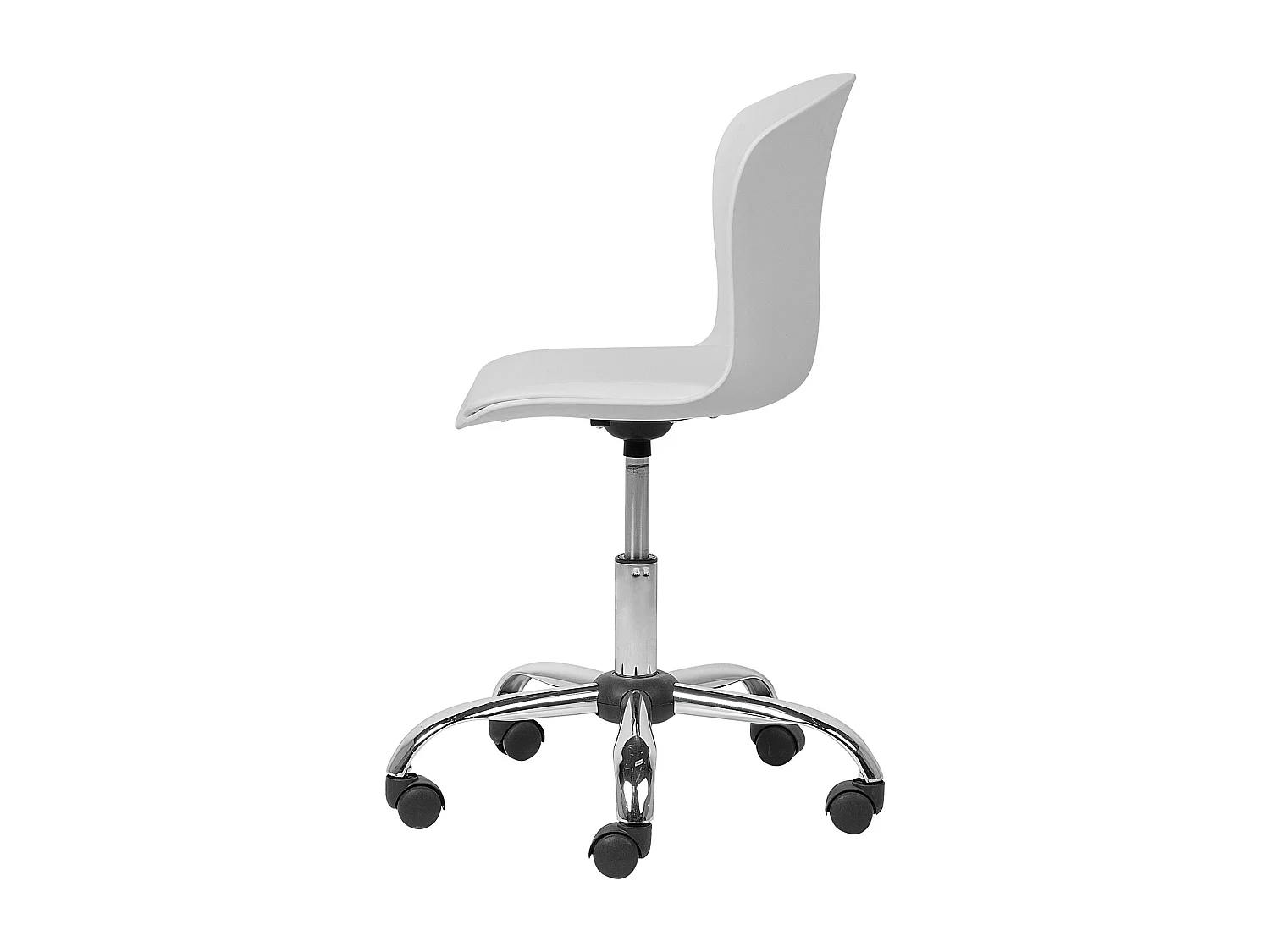 Chaise de bureau VAMO Cuir PU Blanc