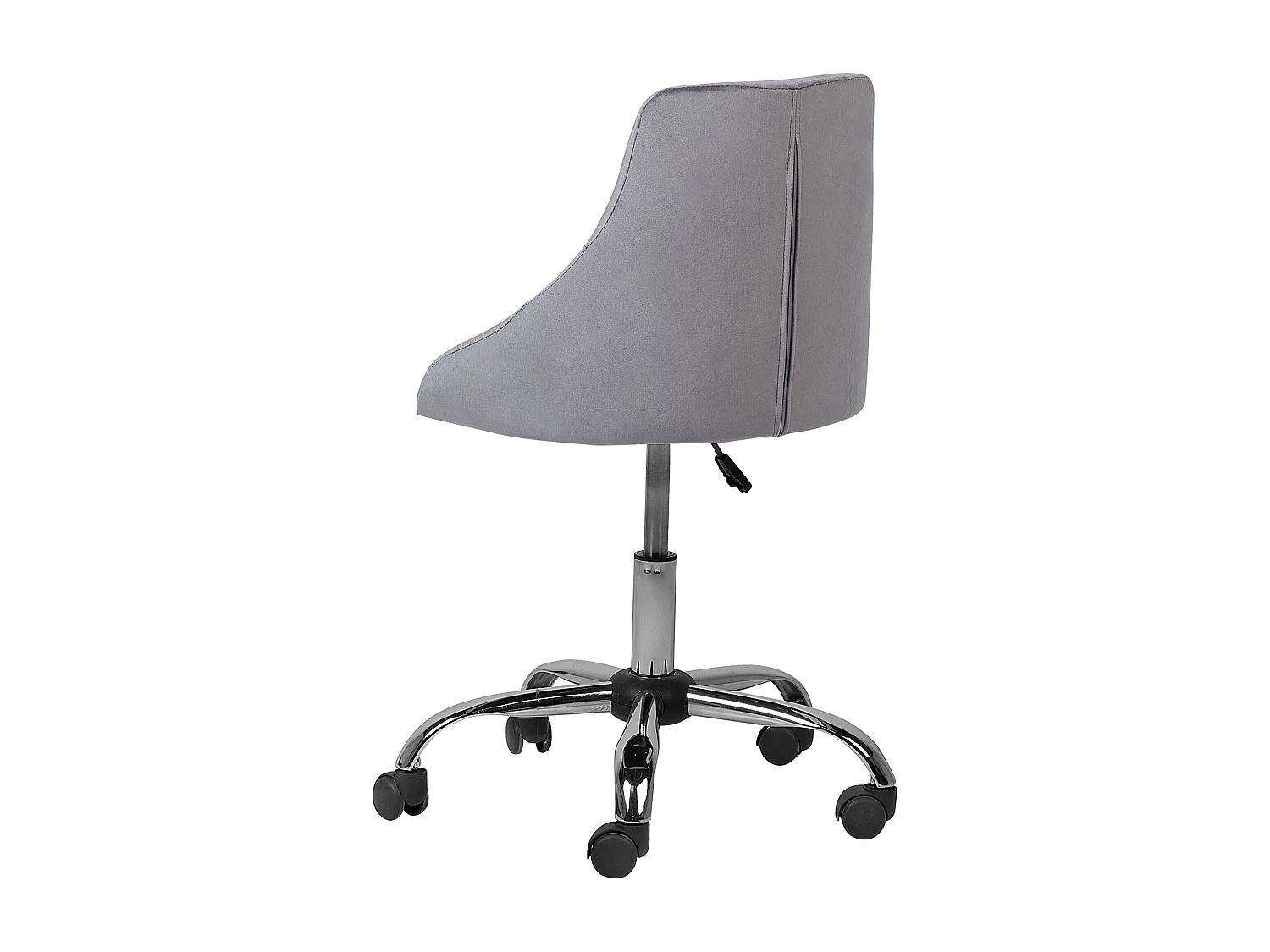 Chaise de bureau PARRISH Velours Gris