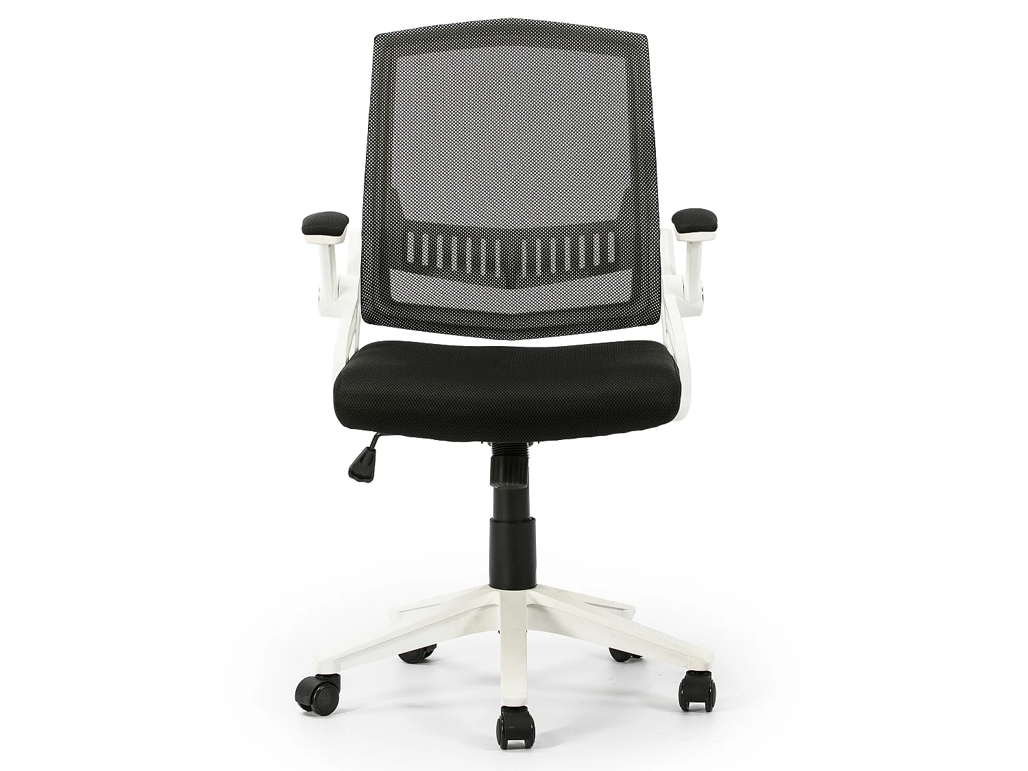 Sillón de Oficina elevable y reclinable Ergomax con Rejilla, Color Blanco