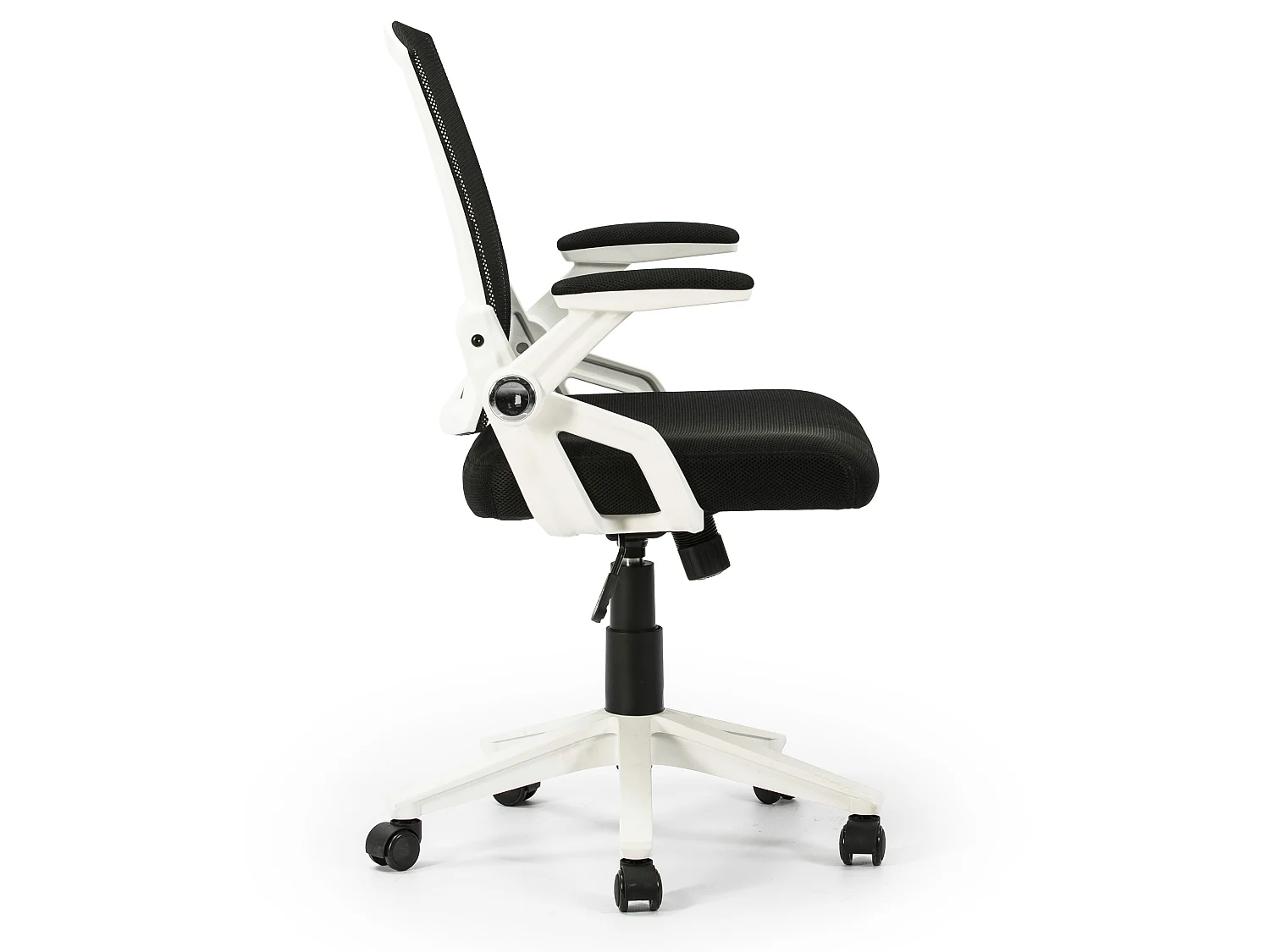 Sillón de Oficina elevable y reclinable Ergomax con Rejilla, Color Blanco