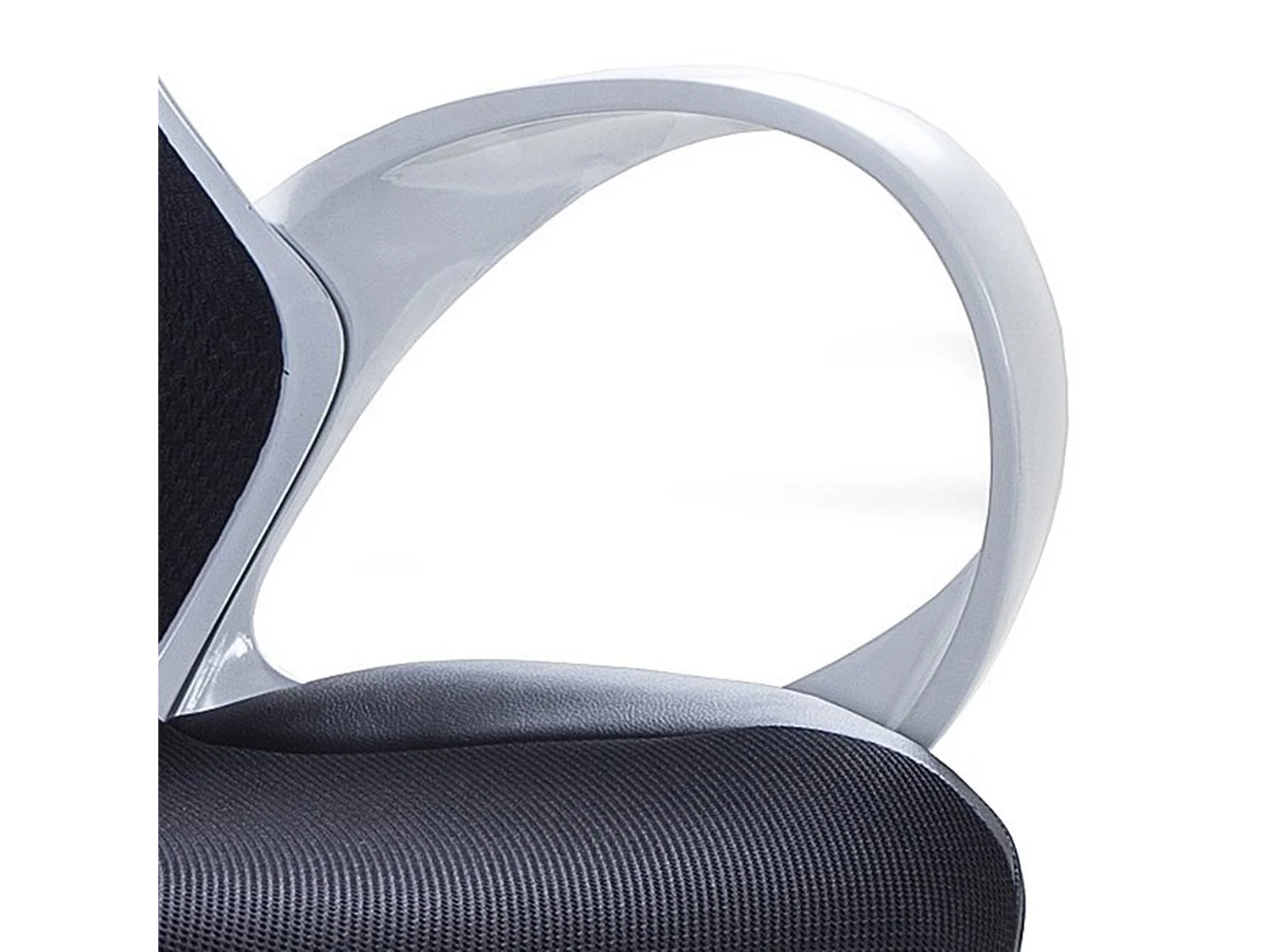 Bureaustoel Draaibaar iCHAIR Zwart/wit