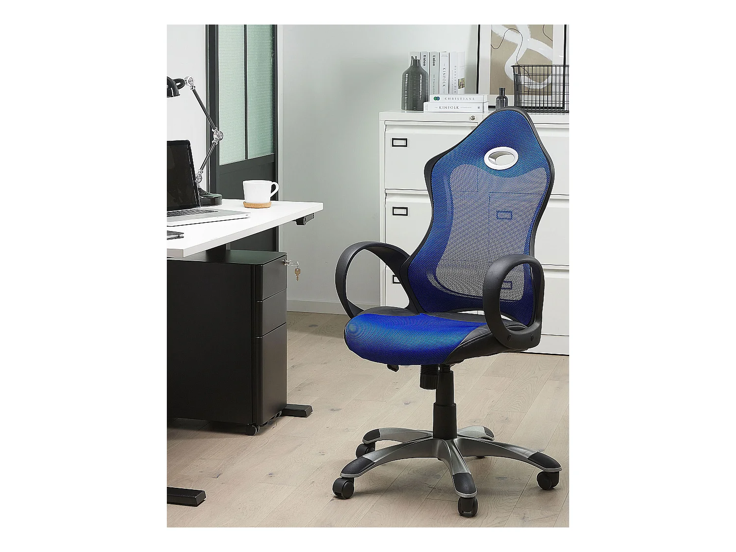 Chaise de bureau Bleu marine iCHAIR