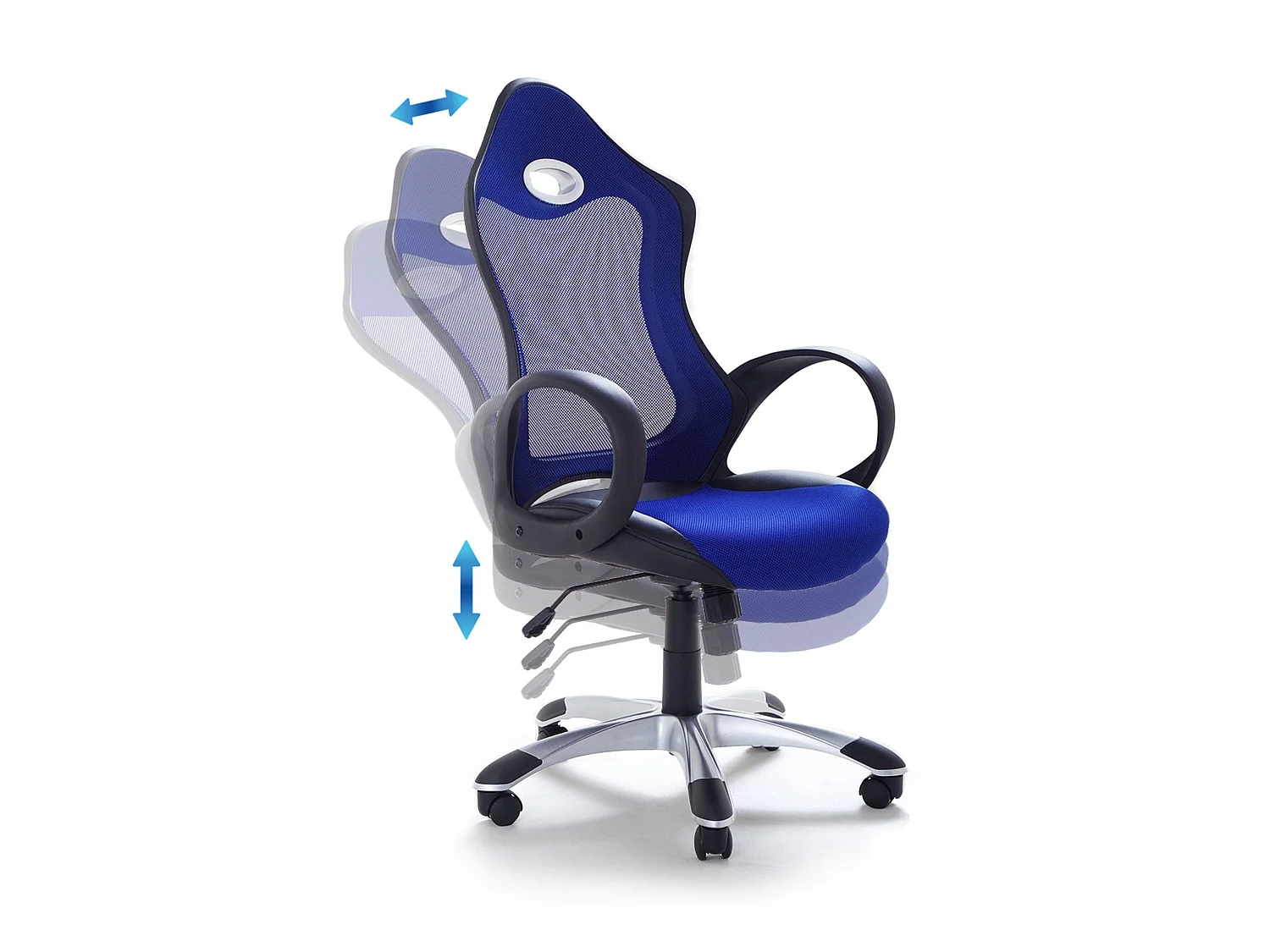 Chaise de bureau Bleu marine iCHAIR