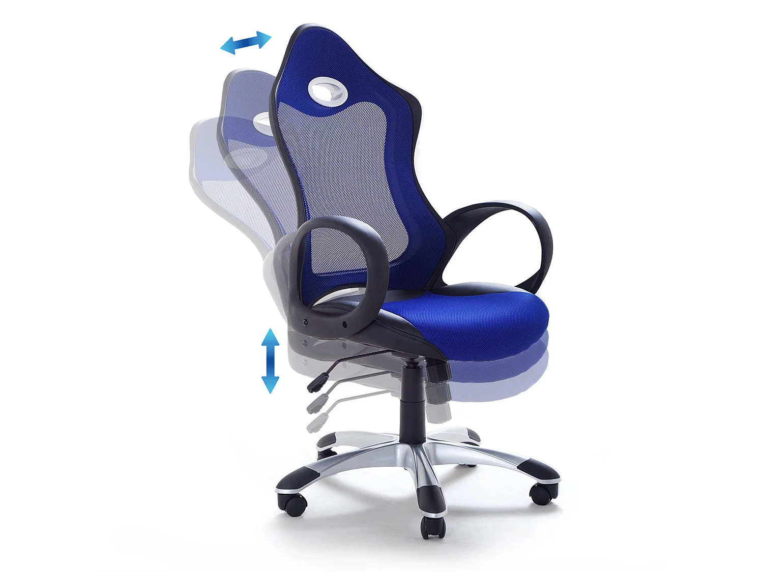 Chaise de bureau Bleu marine iCHAIR