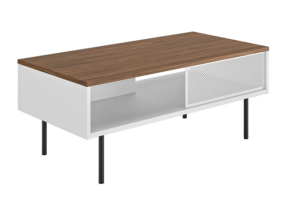 RADIO coffee table black and walnut