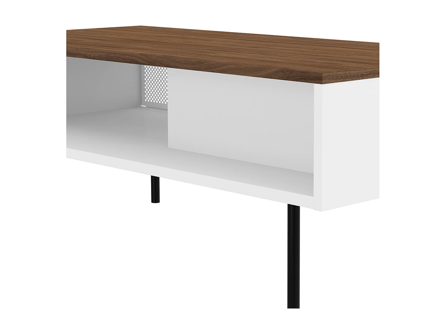 RADIO coffee table black and walnut