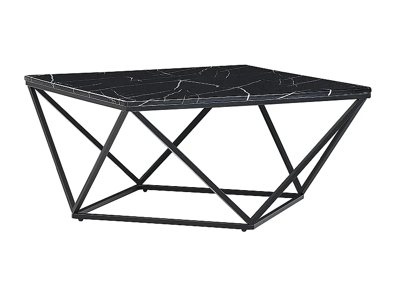 Table basse MALIBU Marbre noir