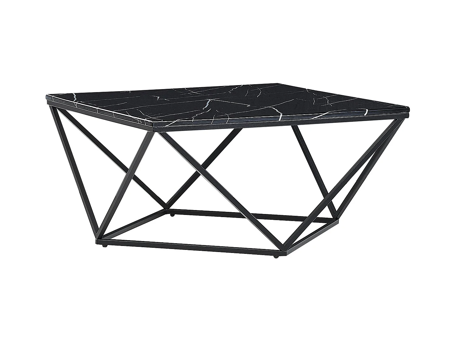Table basse MALIBU Marbre noir