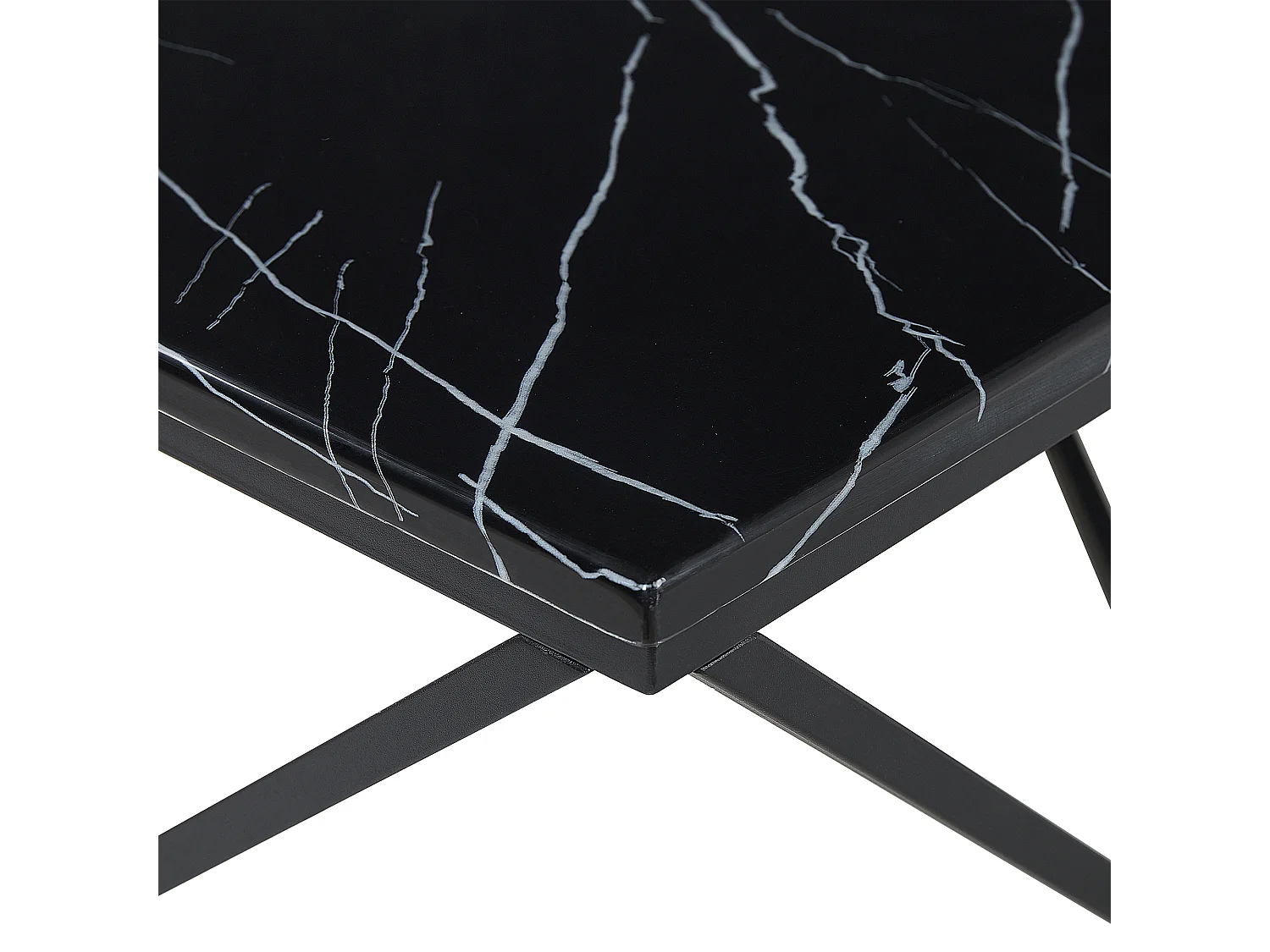 Salontafel MALIBU Zwart marmer