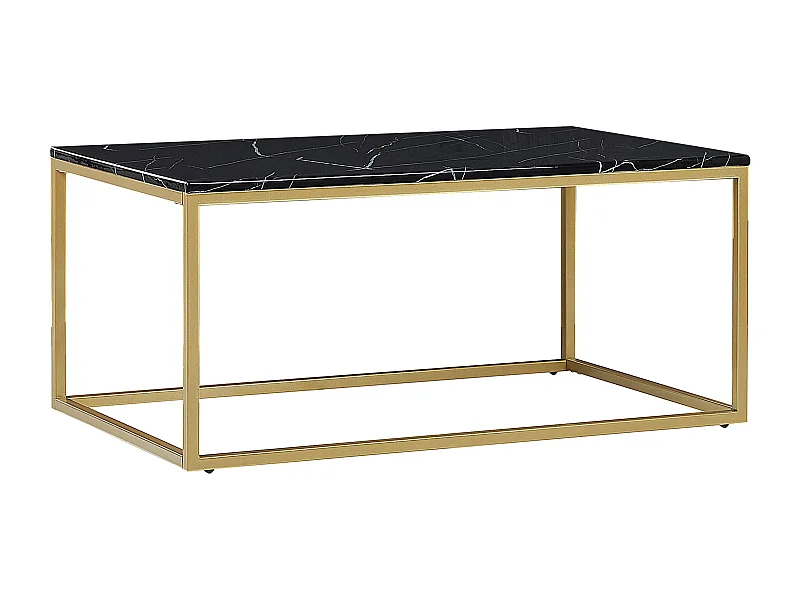 Salontafel DELANO Zwart/goud