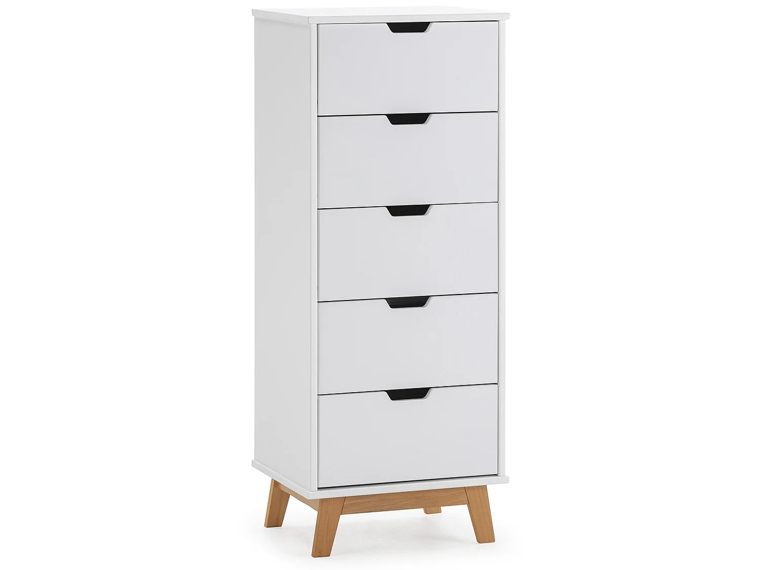 Chiffonier Miranda 4 Schubladen Weiß