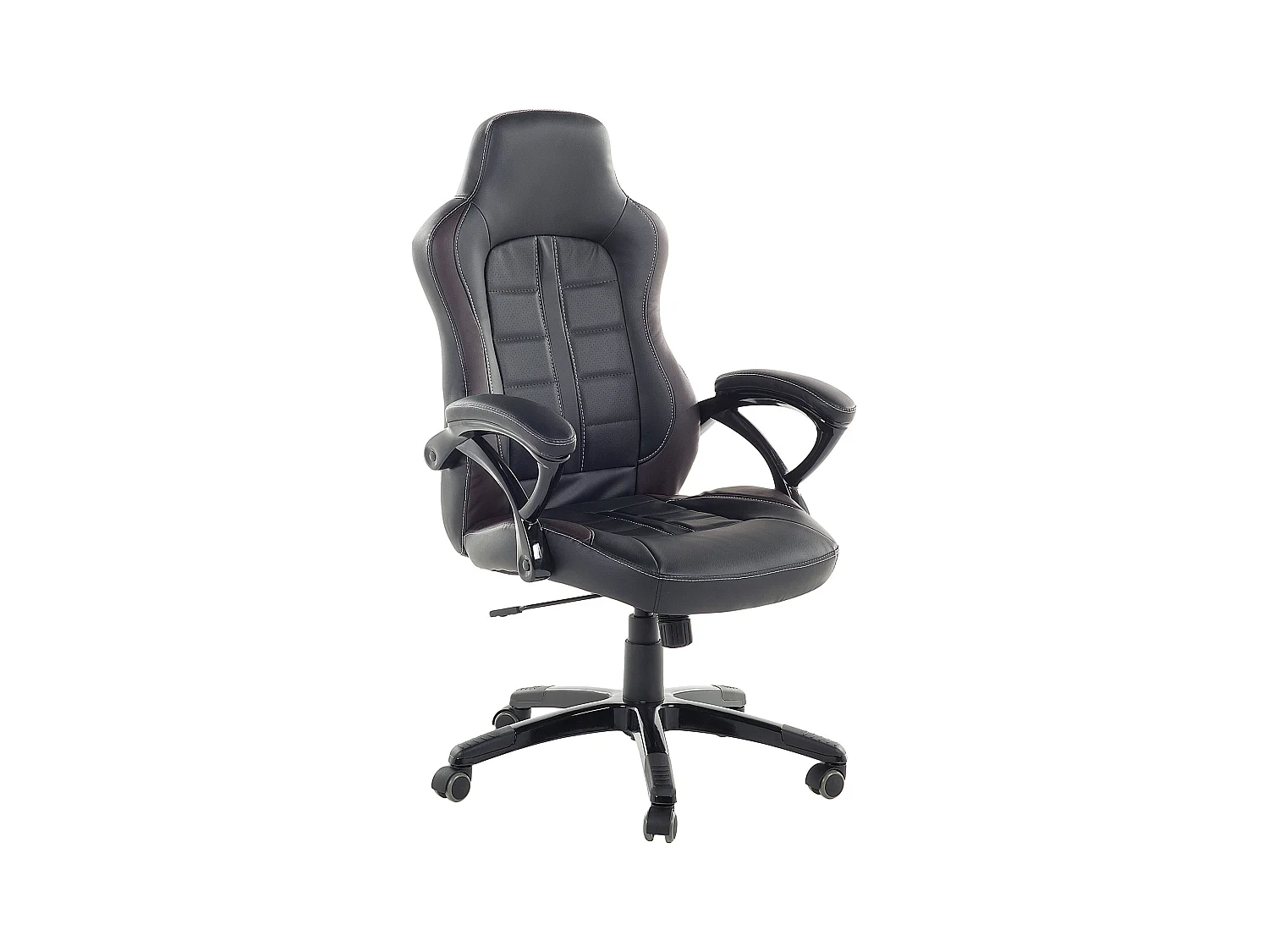 Fauteuil gamer noir marron foncé PRINCE