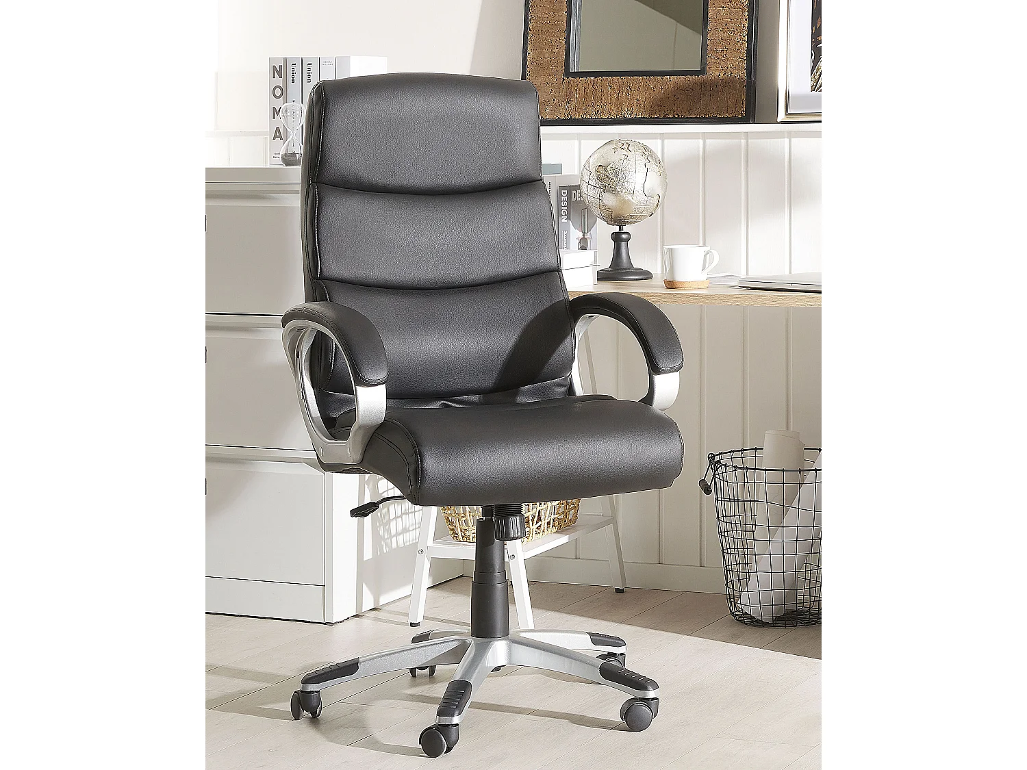 Fauteuil de bureau KING Cuir PU Noir