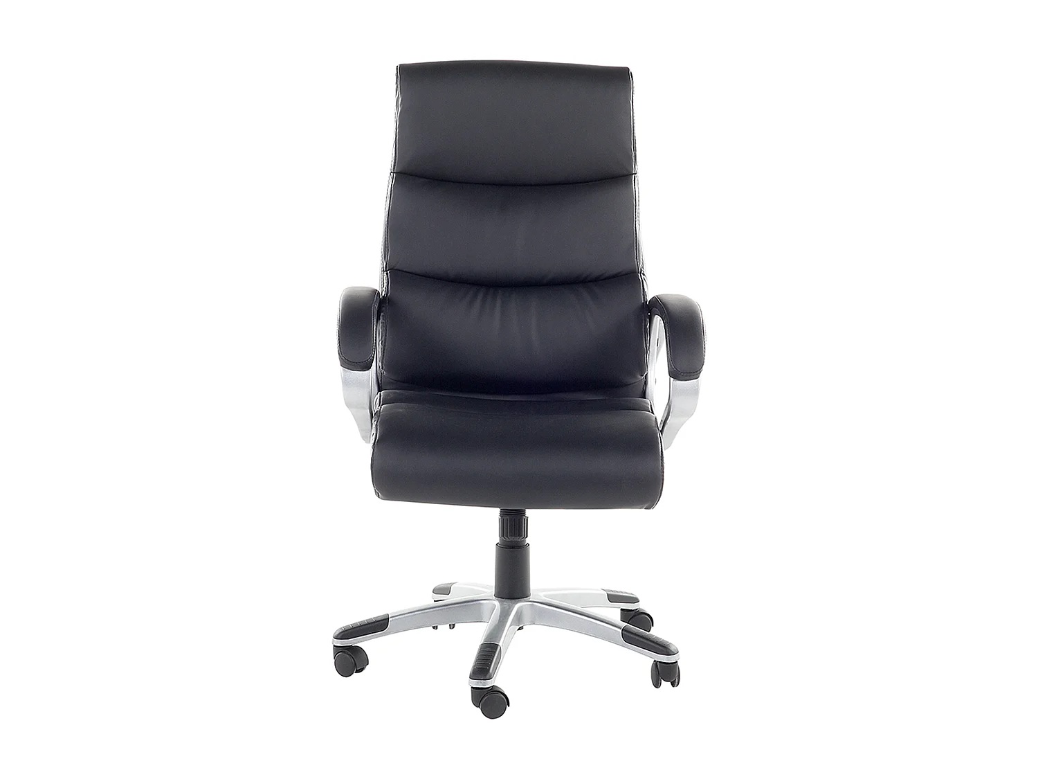 Bureaustoel leer zwart KING